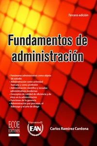 Fundamentos de administración - 3ra Edición_cover