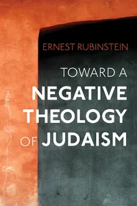 Toward a Negative Theology of Judaism_cover