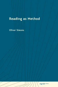 Reading as Method_cover