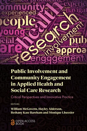 Public Involvement and Community Engagement in Applied Health and Social Care Research