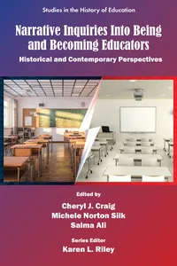 Narrative Inquiries Into Being and Becoming Educators_cover