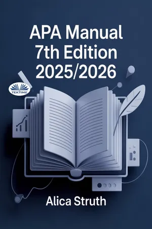 APA Manual 7th Edition 2025/2026