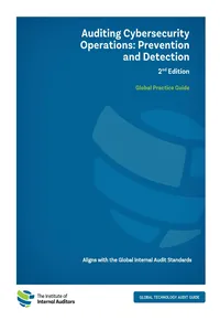 GTAG: Auditing Cybersecurity Operations: Prevention and Detection, 2nd Edition_cover