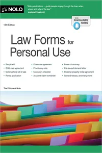 Law Forms for Personal Use_cover
