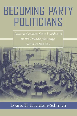 Becoming Party Politicians