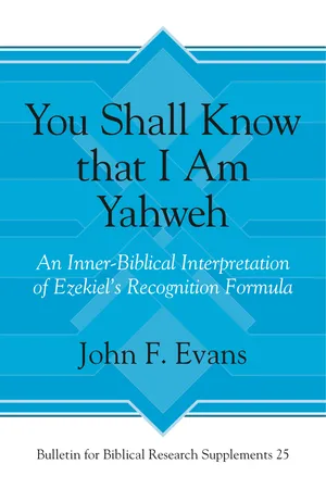 You Shall Know that I Am Yahweh