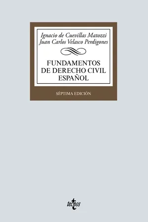 Fundamentos de Derecho Civil español