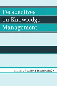 Perspectives on Knowledge Management_cover