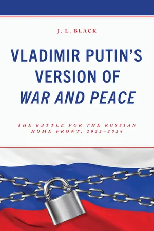 Vladimir Putin's Version of War and Peace