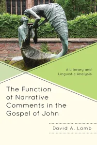 The Function of Narrative Comments in the Gospel of John_cover