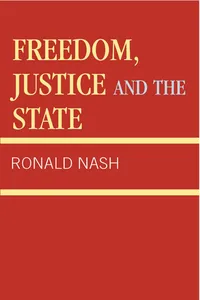 Freedom, Justice and the State_cover
