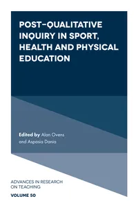 Post-Qualitative Inquiry in Sport, Health and Physical Education_cover