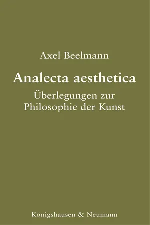 Analecta aesthetica
