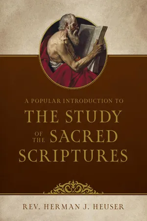 A Popular Introduction to the Study of the Sacred Scriptures