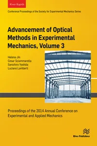 Advancement of Optical Methods in Experimental Mechanics, Volume 3_cover