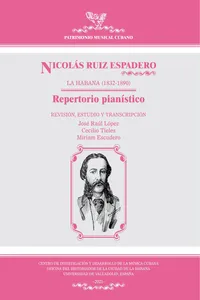 Nicolás Ruiz Espadero. Repertorio pianístico_cover