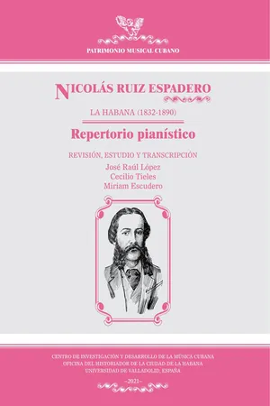 Nicolás Ruiz Espadero (La Habana, 1832-1890). Repertorio pianístico