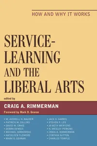 Service-Learning and the Liberal Arts_cover