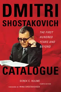 Dmitri Shostakovich Catalogue_cover