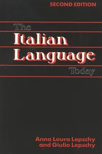 The Italian Language Today_cover