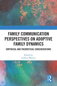 Family Communication Perspectives on Adoptive Family Dynamics_cover