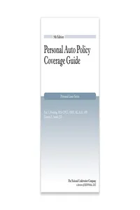 Personal Auto Policy Coverage Guide, 5th Edition_cover