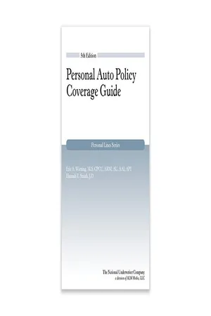 Personal Auto Policy Coverage Guide, 5th Edition