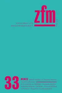 Zeitschrift für Medienwissenschaft 33_cover