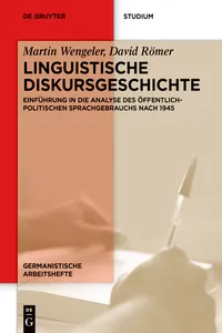 Linguistische Diskursgeschichte