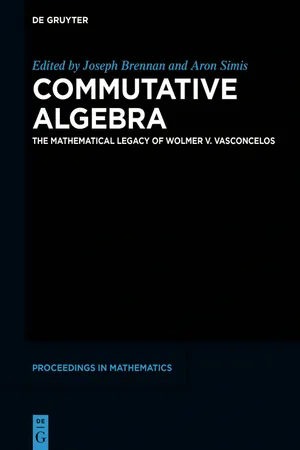 Commutative Algebra