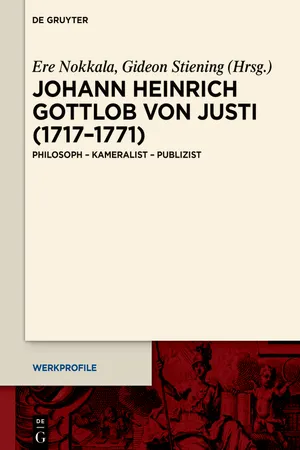 Johann Heinrich Gottlob von Justi (1717–1771)