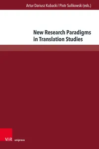 New Research Paradigms in Translation Studies_cover