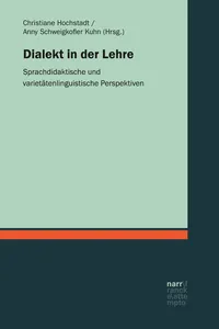 Dialekt in der Lehre_cover