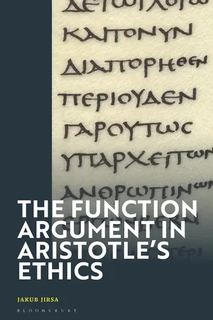 The Function Argument in Aristotle's Ethics