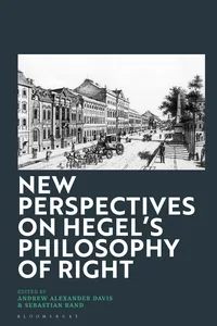 New Perspectives on Hegel's Philosophy of Right_cover