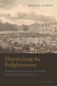 Historicizing the Enlightenment, Volume 1_cover