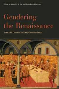 Gendering the Renaissance_cover