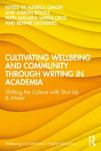 Cultivating Wellbeing and Community through Writing in Academia_cover