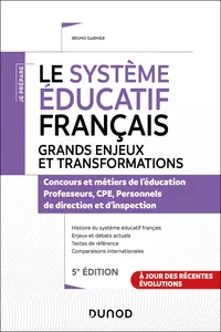 Le système éducatif français - 5e éd. - Grands enjeux et transformations_cover