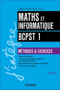 Maths et Informatique Méthodes et Exercices BCPST 1 - 6e éd._cover