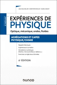Expériences de physique - Optique, mécanique, ondes, fluides - 6e éd._cover