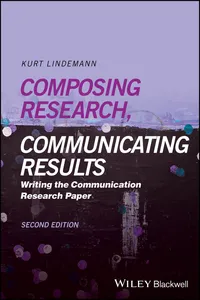 Composing Research, Communicating Results_cover