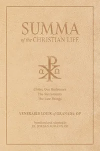 Summa of the Christian Life: Books VI-VIII_cover