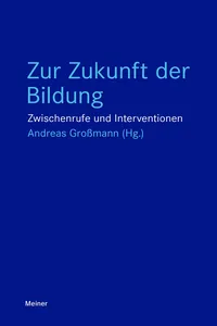 Zur Zukunft der Bildung_cover