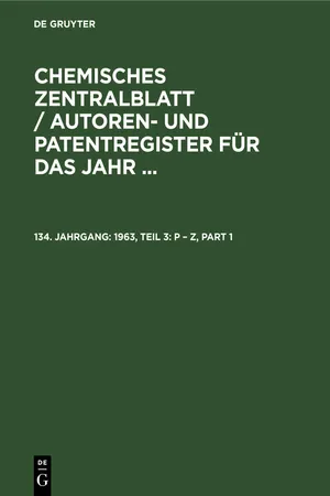 1963, Teil 3: P – Z