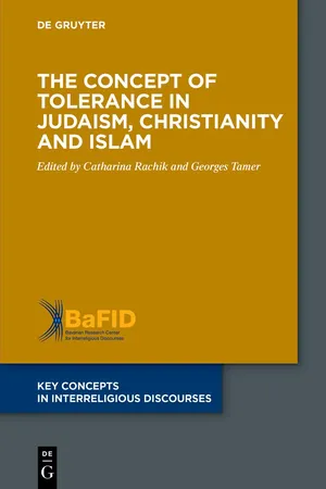 The Concept of Tolerance in Judaism, Christianity and Islam
