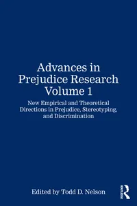 Advances in Prejudice Research Volume 1_cover
