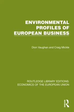 Environmental Profiles of European Business