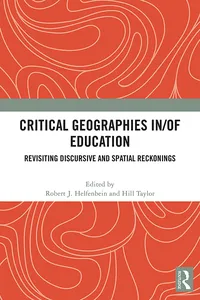 Critical Geographies in/of Education_cover