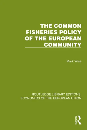 The Common Fisheries Policy of the European Community